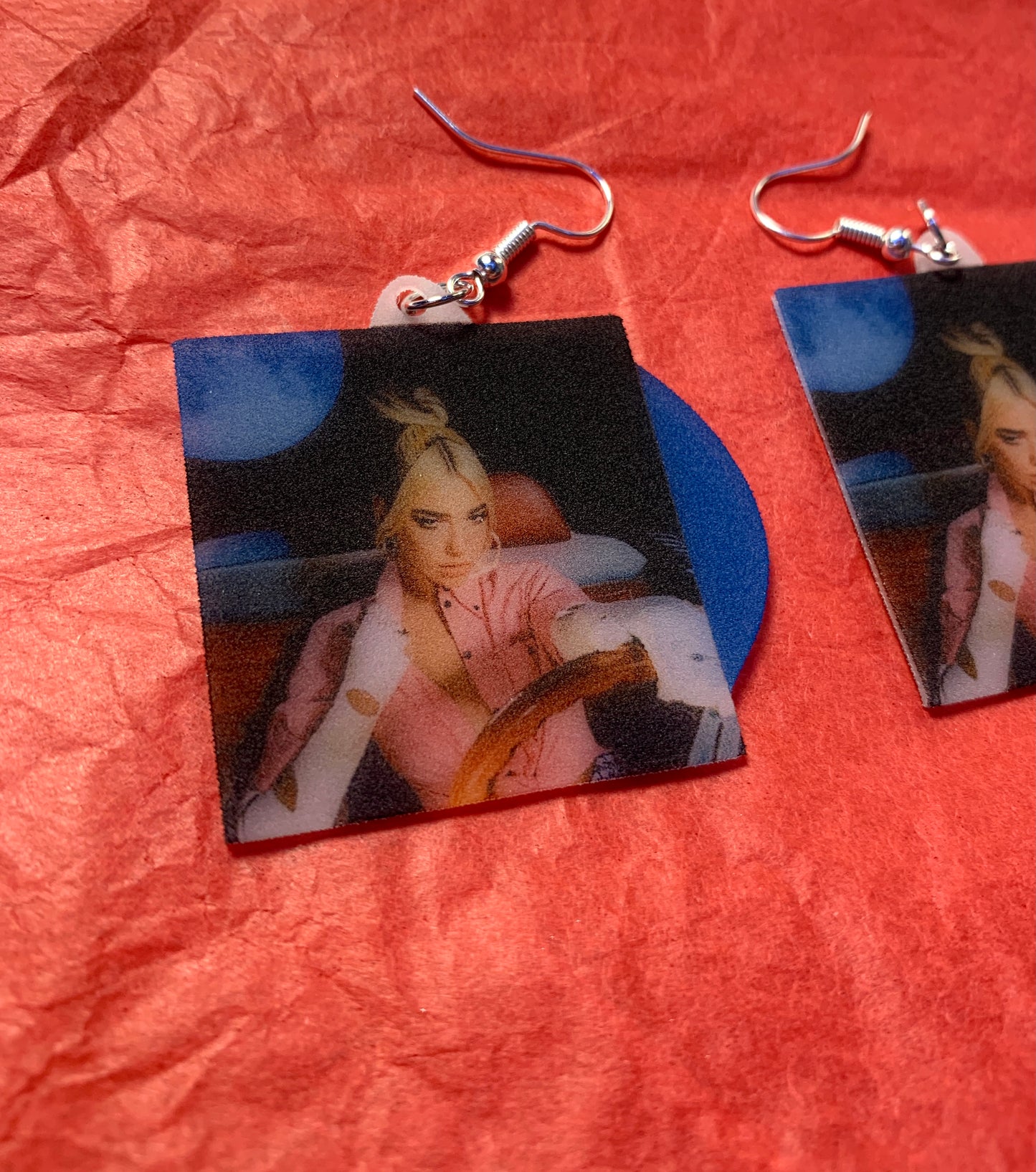 Dua Lipa Future Nostalgia Vinyl Album Handmade Earrings!