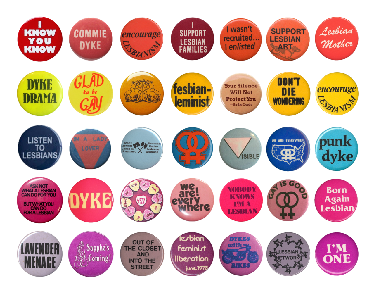 Vintage Pride Protest Button Design 2D Handmade Earrings!