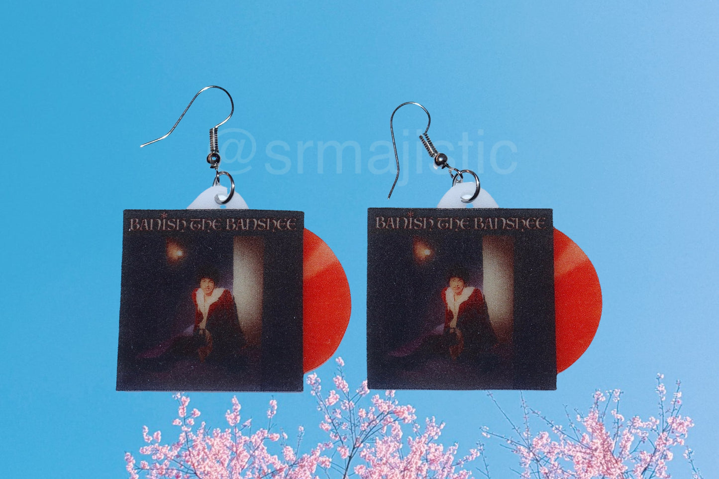 Isaac Dunbar Banish the Banshee Vinyl Album Handmade Earrings!
