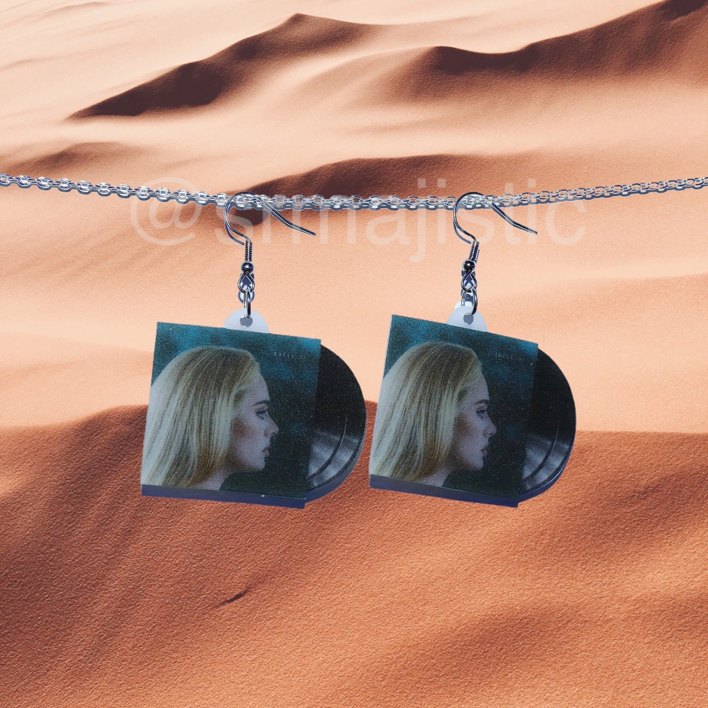 Adele 30 Vinyl Album Handmade Earrings!