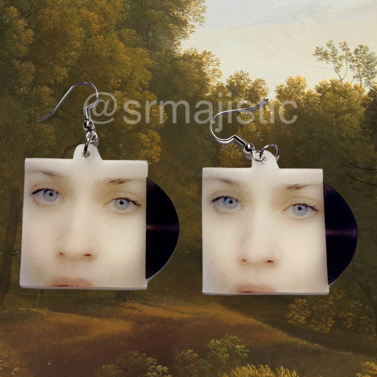 Fiona Apple Tidal Vinyl Album Handmade Earrings!