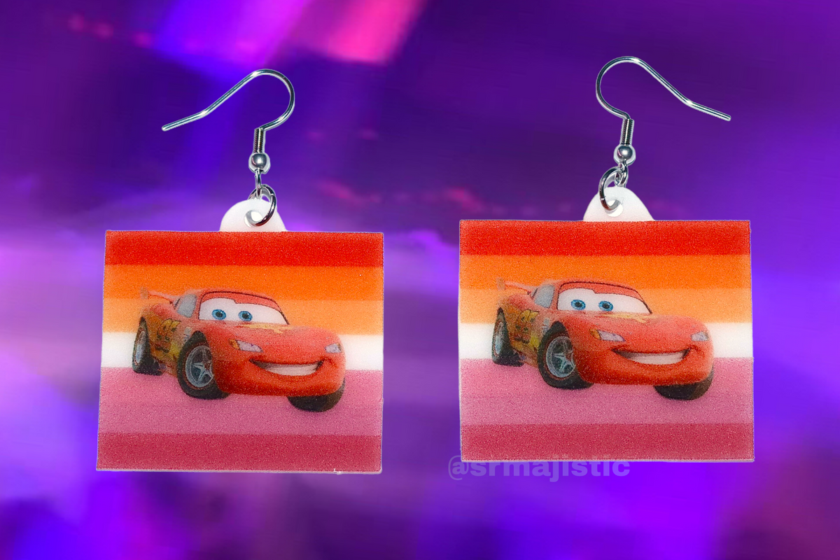 Lightning online mcqueen earrings