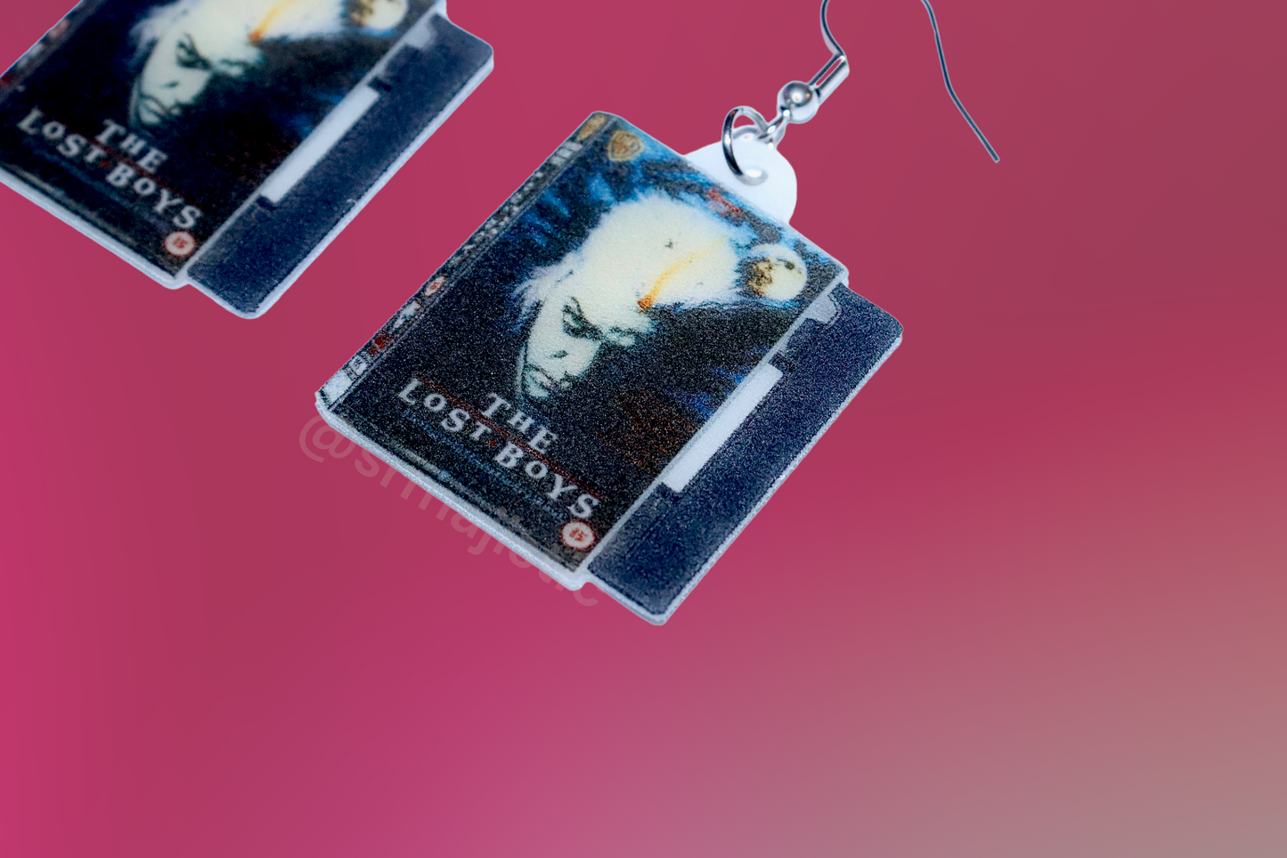 The Lost Boys (1987) Movie VHS style Handmade Earrings!