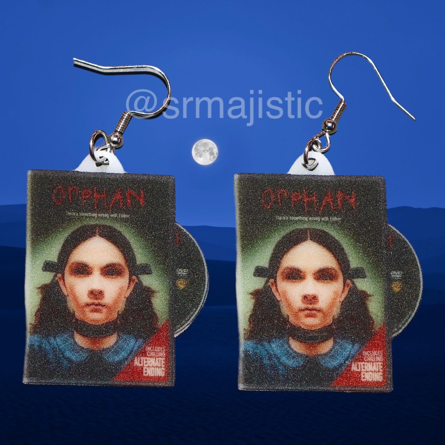 Orphan (2009) DVD 2D detailed Handmade Earrings!