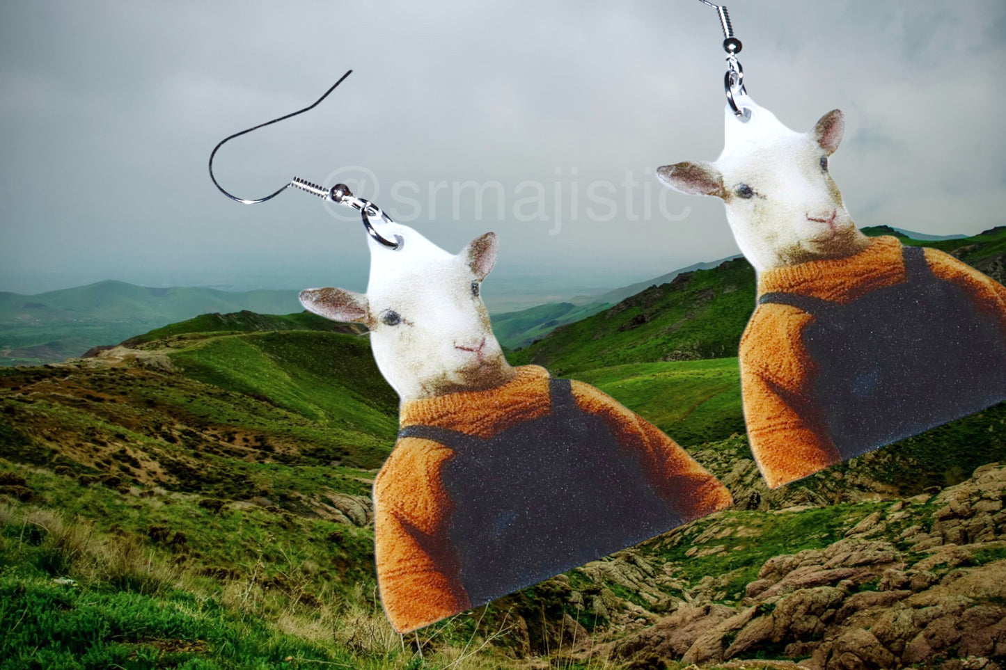 Ada the Lamb Character from Lamb (2021) Handmade Earrings!