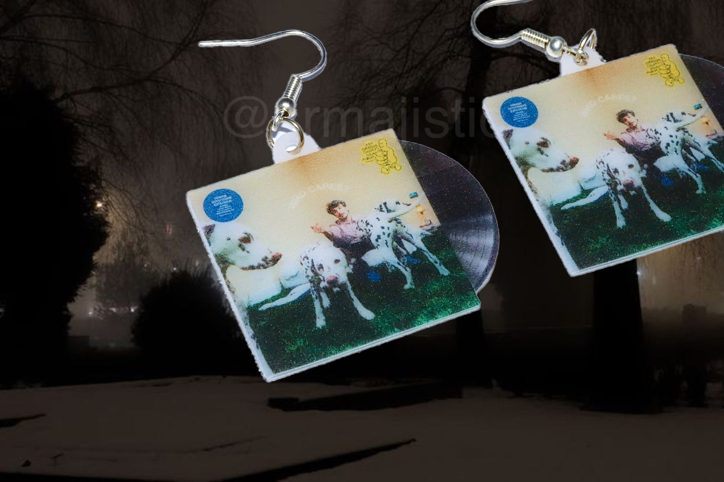 Rex Orange County Collection of Vinyl Album Handmade Earrings!