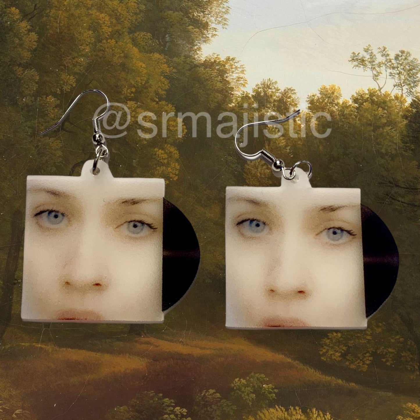 Fiona Apple Tidal Vinyl Album Handmade Earrings!