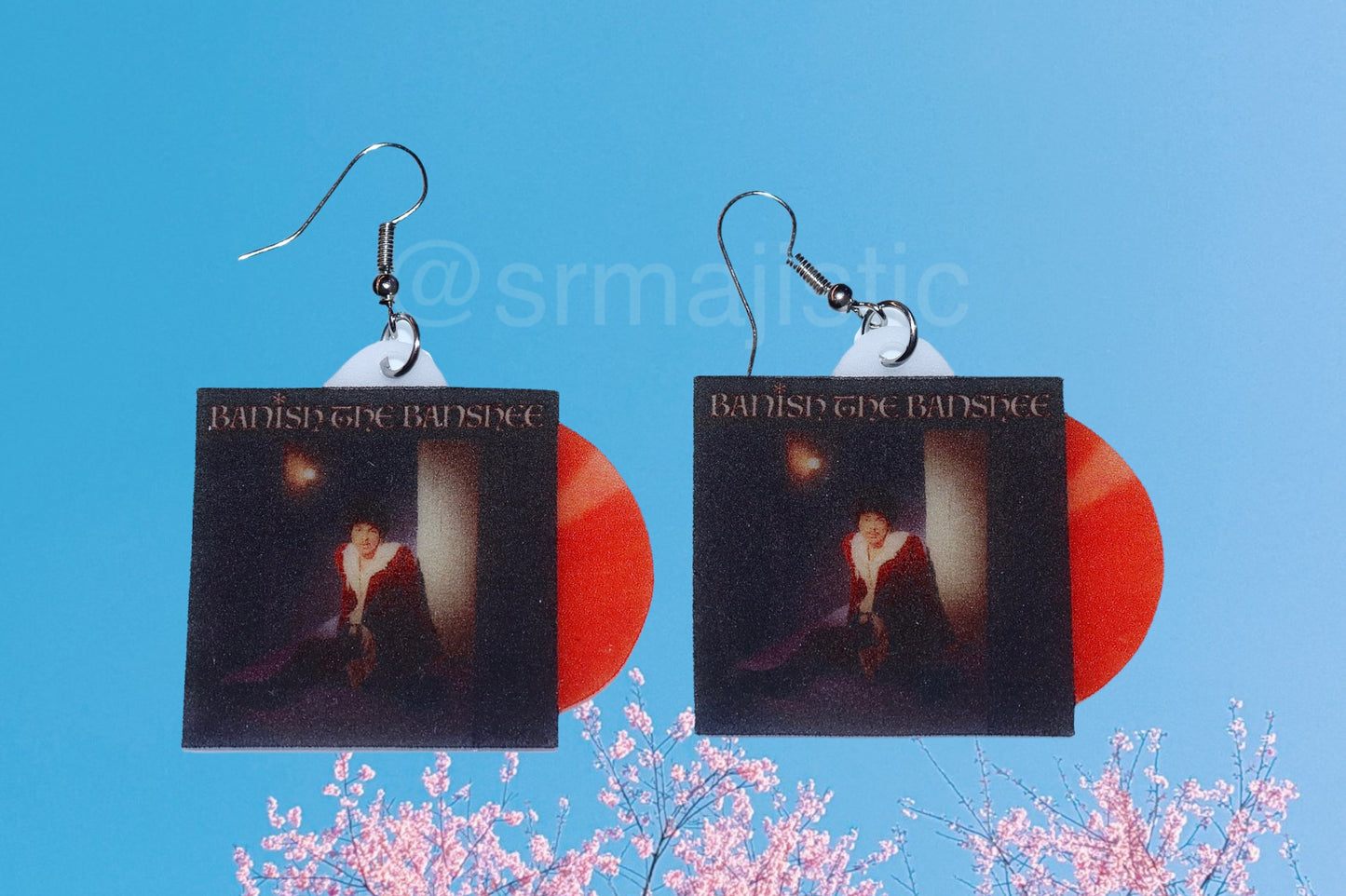 Isaac Dunbar Banish the Banshee Vinyl Album Handmade Earrings!
