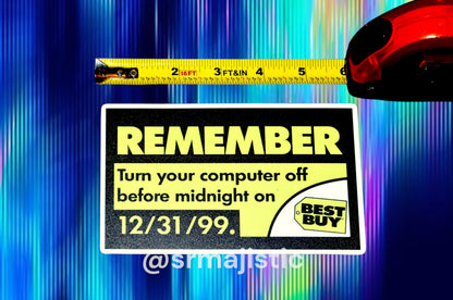 Best Buy Remember Y2K Car Magnet