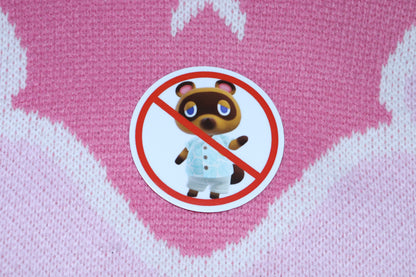 I Hate Tom Nook ‘No Symbol’ Meme Bumper Sticker