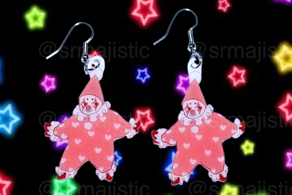 (READY TO SHIP) Clown Family Funky Handmade Earrings (collaboration with @saltnox)