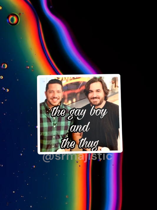 Impractical Jokers Q and Sal The Gay Boy and the Thug Meme Bumper Sticker