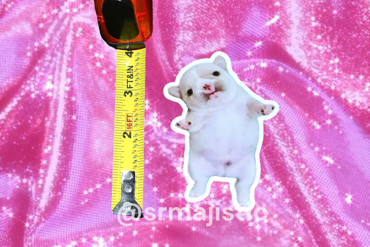 Pooby/ Oh Poor Thang Cute Dog Meme Bumper Sticker
