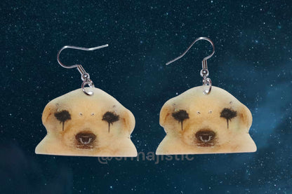 Gothchua (Goth Jotchua Dog) Funny Handmade Earrings!