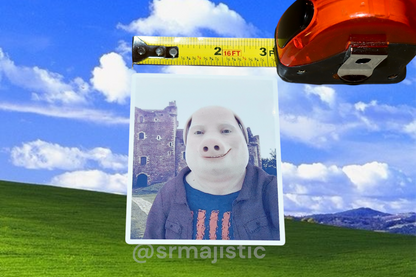 John Pork Meme Bumper Sticker