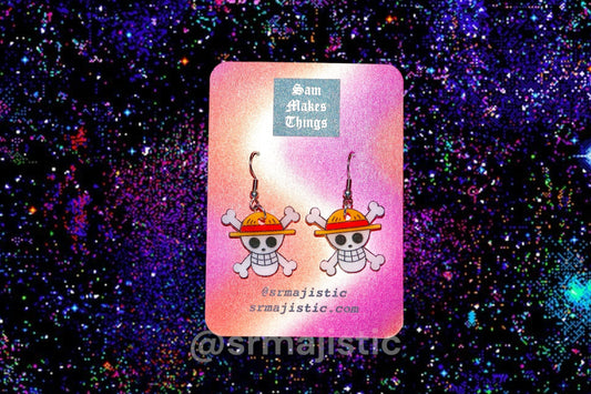 (READY TO SHIP) Anime Themed Handmade Earrings!