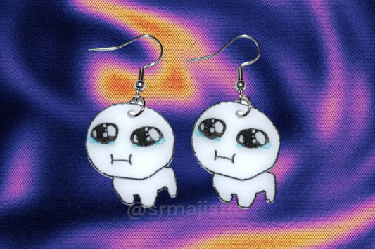 (READY TO SHIP) Autism/TBH Creature Crying and Sad Meme Handmade Earrings!