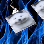 Mulch Dog Meme Funny Handmade Earrings!