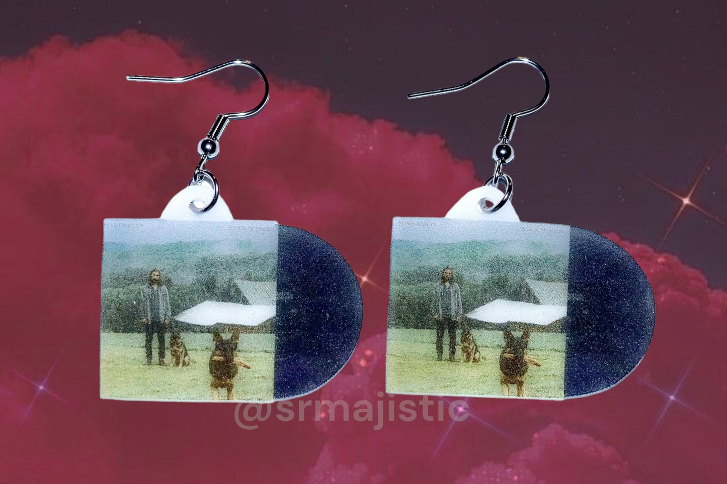 Noah Kahan Stick Season Vinyl Album Handmade Earrings!