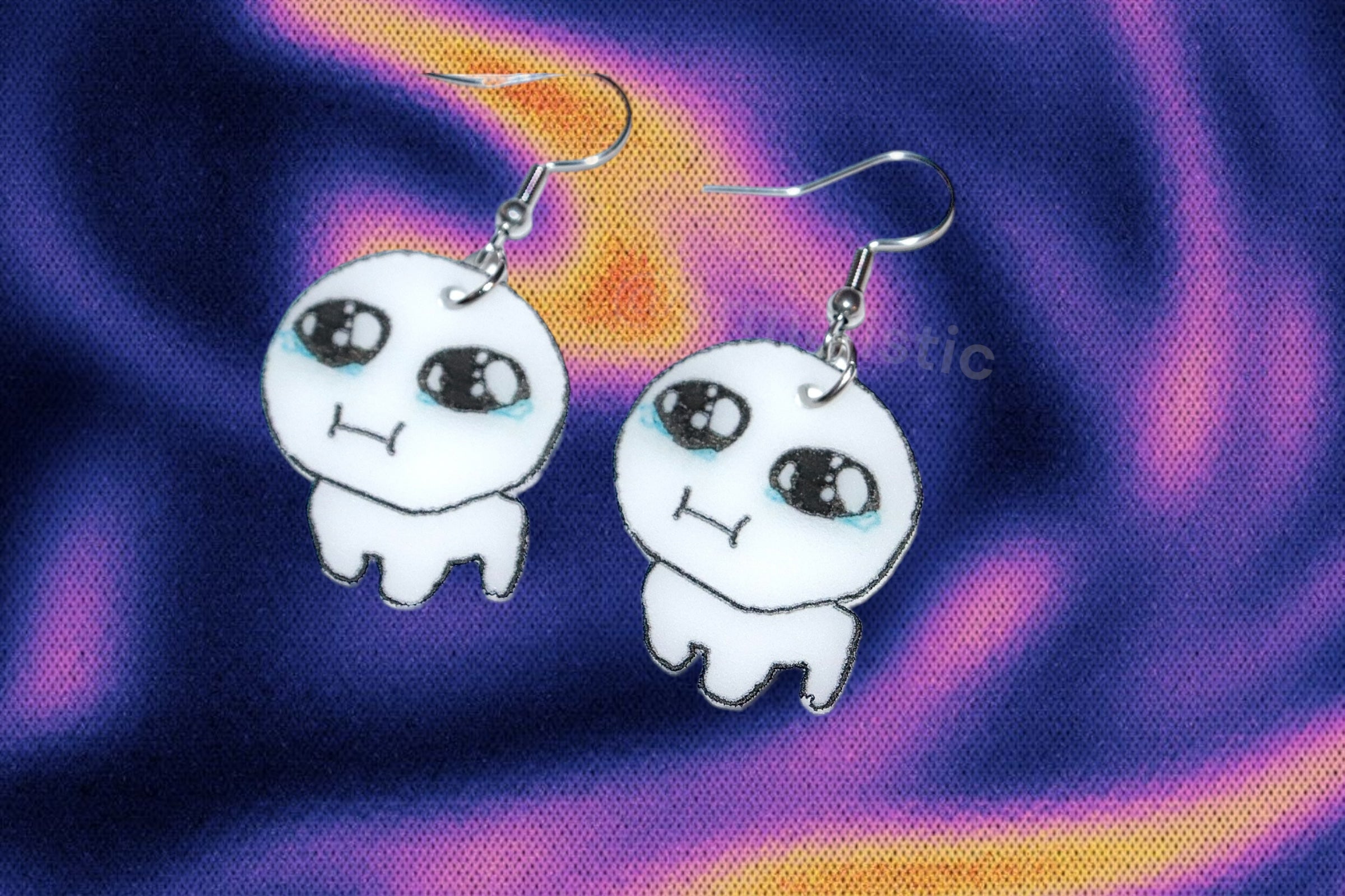 Autism/TBH Creature Crying and Sad Meme Handmade Earrings!