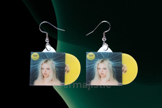 Reneé Rapp Snow Angel Vinyl Album Handmade Earrings!