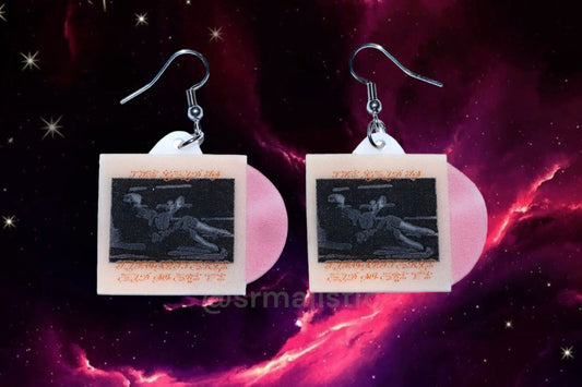 (READY TO SHIP) Mitski The Land is Inhospitable and So Are We Vinyl Album Handmade Earrings!