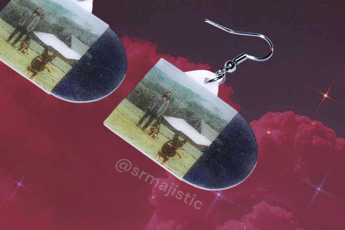 Noah Kahan Stick Season Vinyl Album Handmade Earrings!