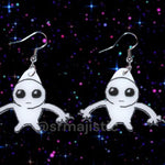 Autism Creature (tbh creature) Clawing Meme Funny Handmade Earrings!