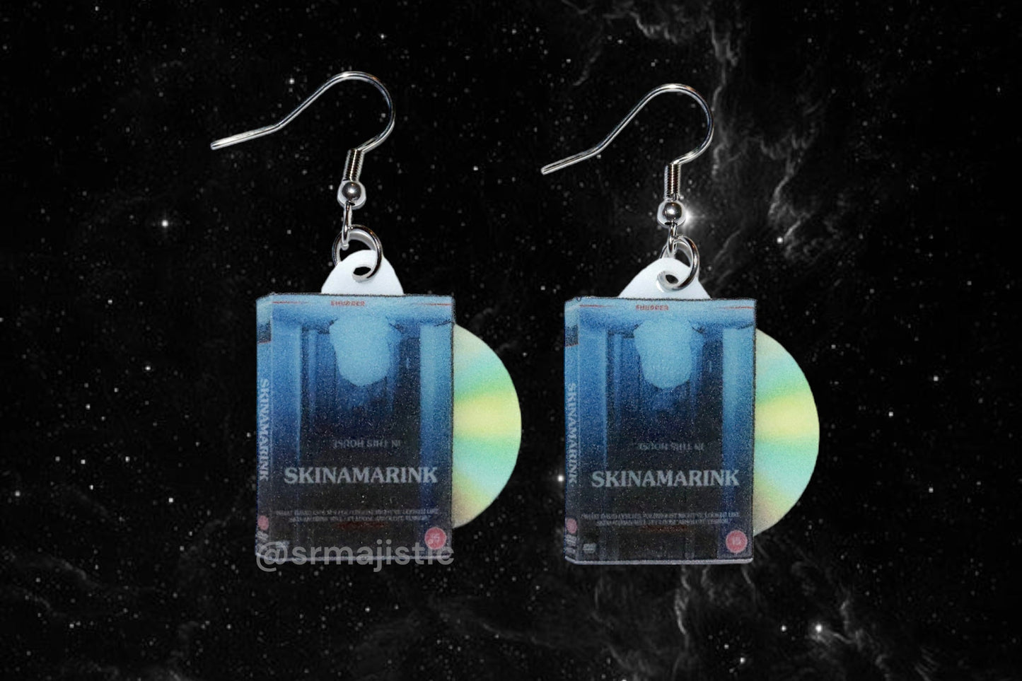 (READY TO SHIP) Skinamarink (2022) DVD 2D detailed Handmade Earrings!