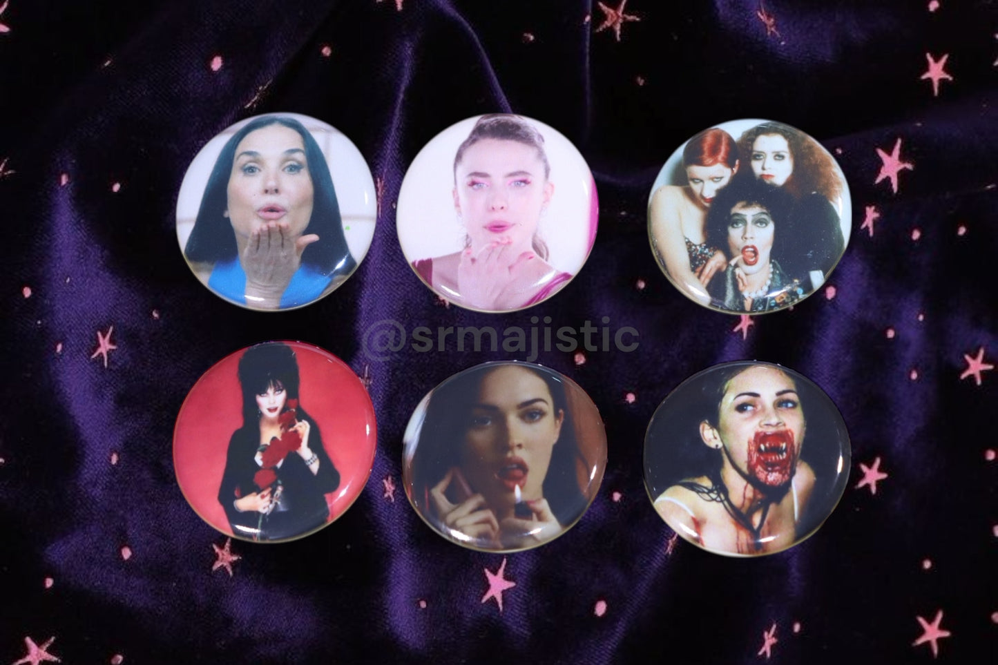 Horror Movie Buttons!