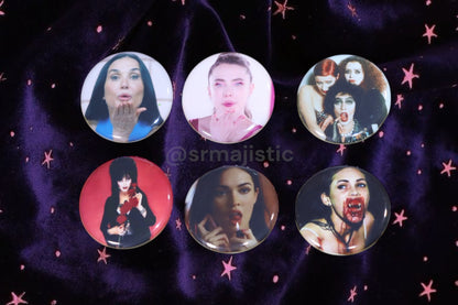 Horror Movie Buttons!