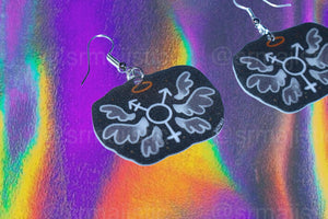 (READY TO SHIP) Alternative Pride Stylized Handmade Earrings (collaboration with @saltnox)