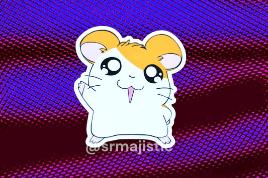 Hamtaro Kawaii Hamster Cute Bumper Sticker