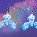 Trans Angel Symbol Earrings (collaboration with @cursedluver!)
