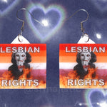 Jigsaw / Billy the Puppet Saw Character Collection of Flaming Pride Flags Handmade Earrings!