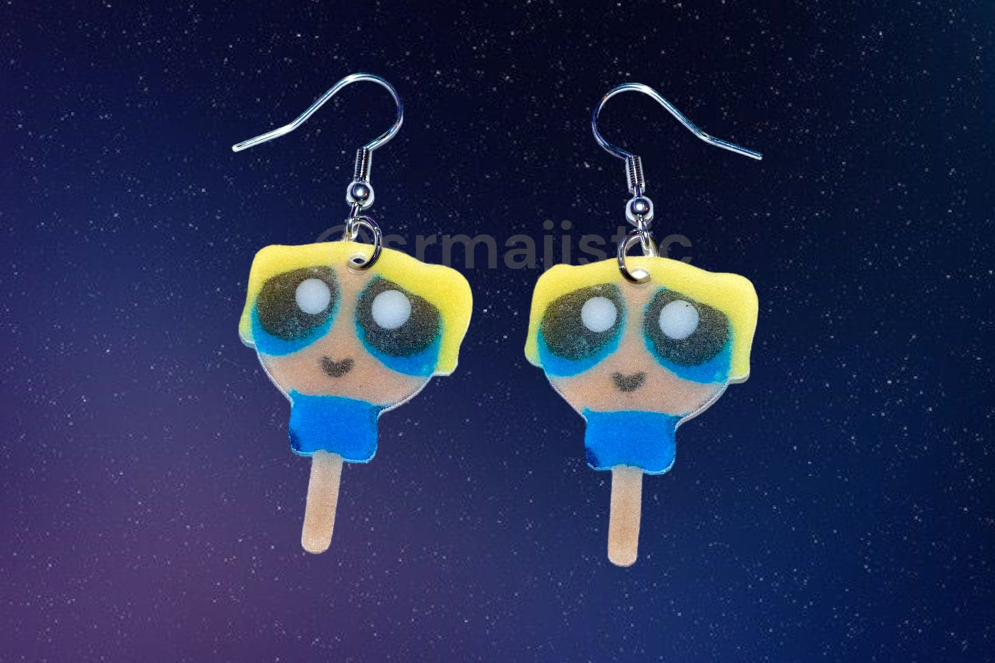 (READY TO SHIP) Melted Character Pospicles Funny Nostalgic Handmade Earrings!