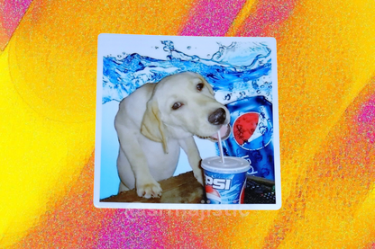 Pepsi Dog Meme Bumper Sticker