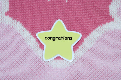 Bumper Sticker of ‘Congrations’ Gold Star Meme