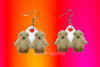 (READY TO SHIP) Jotchua Dogs in Love Meme Funny Handmade Earrings!