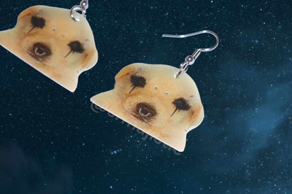 (READY TO SHIP) Gothchua (Goth Jotchua Dog) Funny Handmade Earrings!