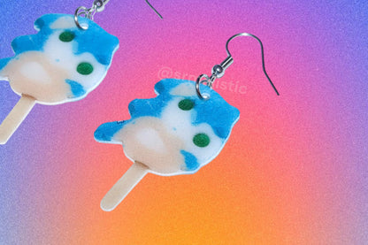 (READY TO SHIP) Melted Character Pospicles Funny Nostalgic Handmade Earrings!