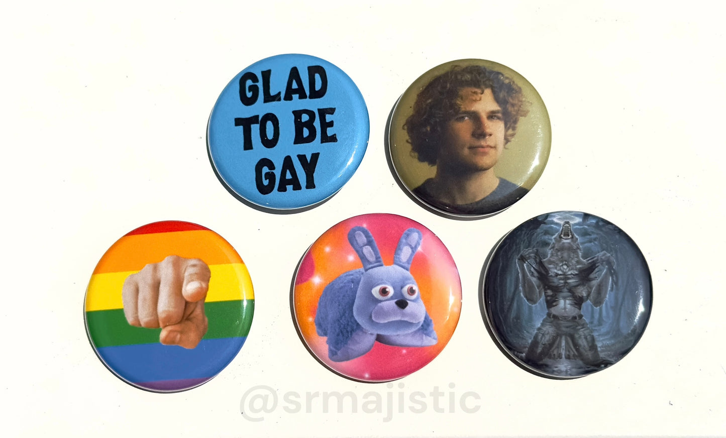 Various Silly Meme Buttons!