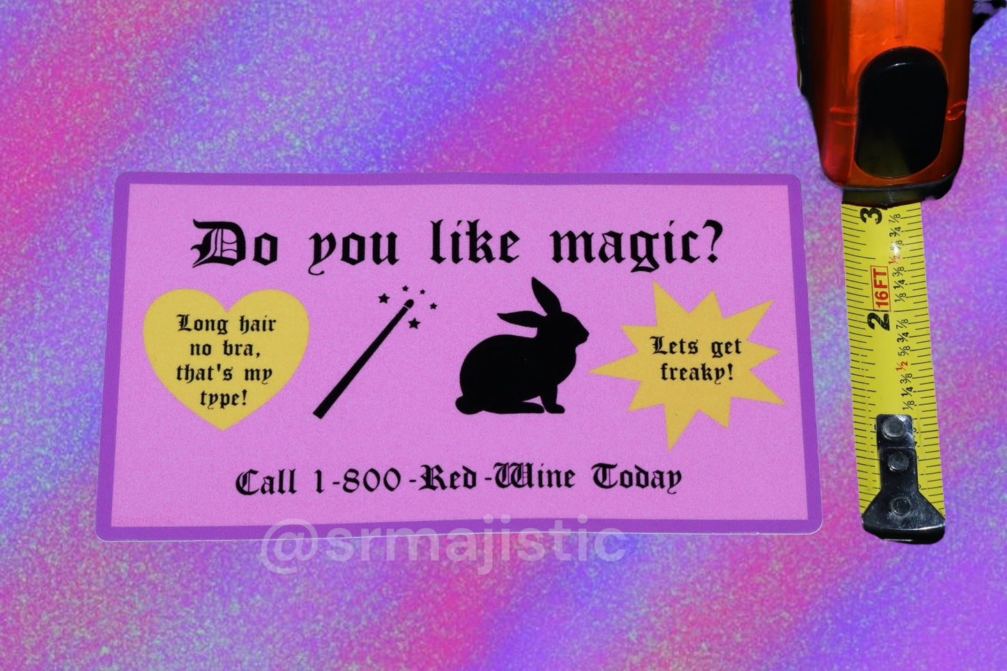 Chappell Roan Red Wine Supernova Magic Bumper Sticker