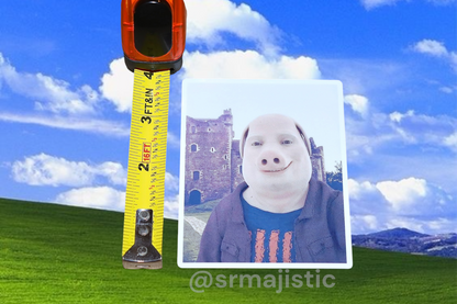 John Pork Meme Bumper Sticker