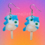 Melted Character Pospicles Funny Nostalgic Handmade Earrings!