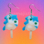 (READY TO SHIP) Melted Character Pospicles Funny Nostalgic Handmade Earrings!