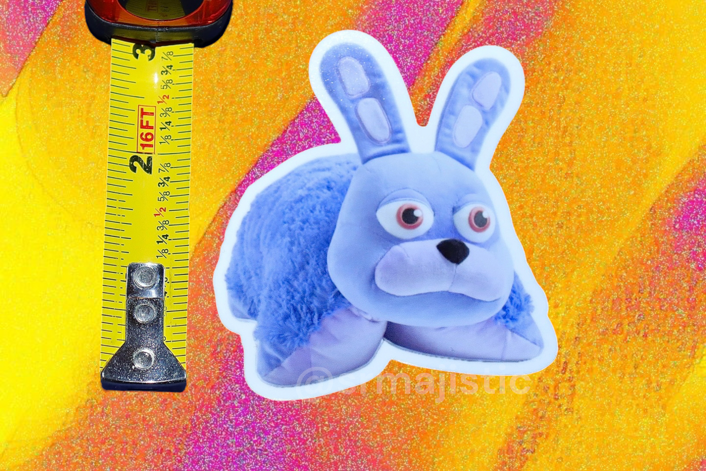 Bonnie Pillow Pet Five Nights at Freddy’s FNAF Meme Bumper Sticker