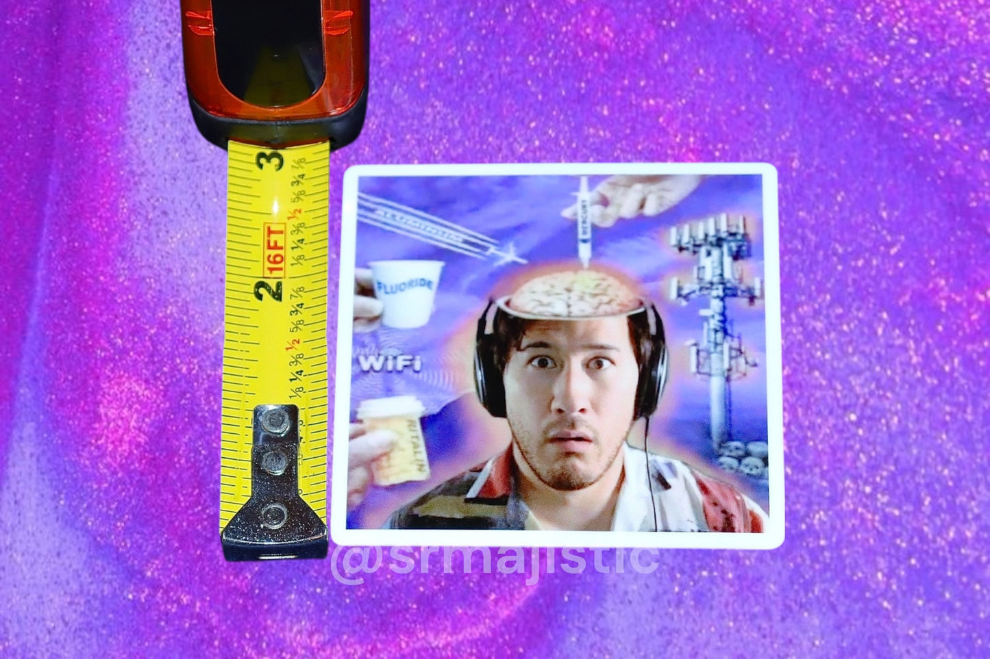 5g Brainwashed Markiplier Meme Bumper Sticker