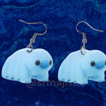 Build a Bear Water Bear Plush 2D Character Handmade Earrings!