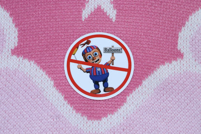 I Hate Balloon Boy Five Nights at Freddy’s ‘No Symbol’ Meme Bumper Sticker